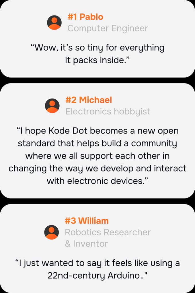 Beta tester feedback